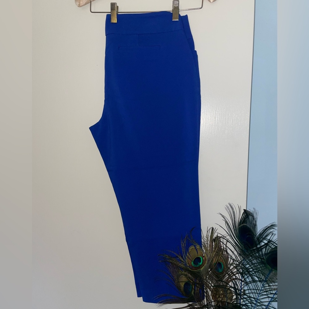 Apt 9, cobalt blue capris, size 12.